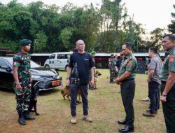 Tingkatkan Kemampuan K9 TNI, Panglima TNI Tinjau Pelatihan Anjing Pelacak di Bogor