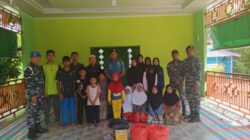 Berbagi Kasih, Lanal Bintan Bagikan Paket Sembako Ke Panti Asuhan