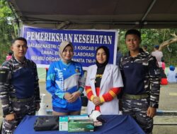 Jalasenastri Lanal Bintan Berkolaborasi Dengan Organisasi Wanita TNI-Polri Selenggarakan Bakti Kesehatan