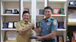 Komandan Lanal Nias Laksanakan Kunjungan Kerja Ke Bupati Nias Selatan