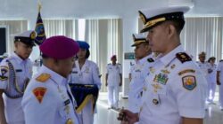 Kemudi Kepemimpinan Berganti, Danlanal Simeulue Laksanakan Sertijab di Mako Lantamal I Belawan
