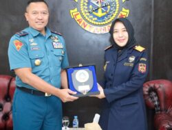 Danlantamal IX Ambon Terima Kunjungan Audiensi Kakanwil Bea dan Cukai Maluku