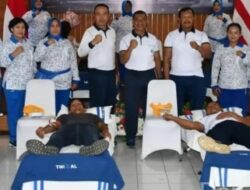 Lanal Sibolga Gelar Bakti Sosial, Bakti Kesehatan, dan Olahraga Bersama Dalam Rangka HUT Ke-80 TNI AL Tahun 2025