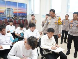 Wakapolres Jakut Tinjau Tes Psikologi Relawan SPPG Polri di Kelapa Gading