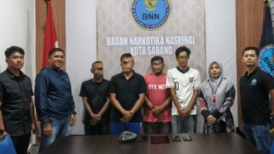 F1QR Lanal Sabang Bersama Warga Tangkap Pelaku Penyalahgunaan Narkoba