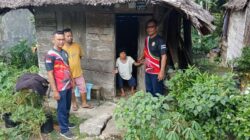 Peringati HUT Ke-11 Tahun 2025, Lanal Nias Laksanakan Baksos Bedah Rumah