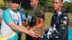 Pererat Silaturahmi Untuk Memperkokoh Sinergitas, Pangkalan TNI Angkatan Laut Dumai Turut Meriahkan Brimob RUN 2025